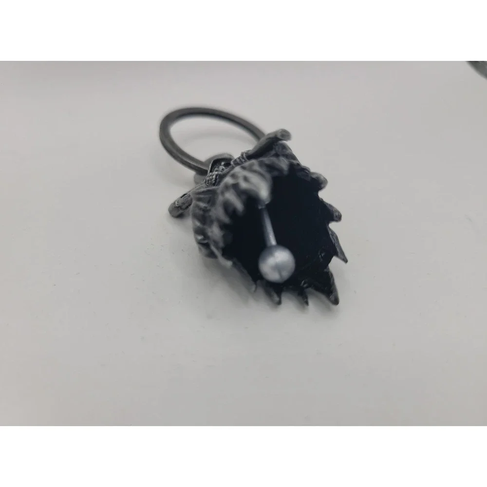 Grim Reaper Skull Scythe Gothic Biker Skeleton Death ToneMotorcycle Bell